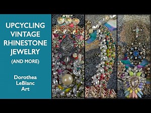 Upcycling Vintage Rhinestone Jewelry