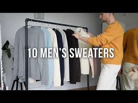 10 Types of Mens Sweaters Every Man Should Know | Fit, Style & Versatility