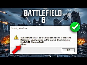 Fix Battlefield 6 Not Launching or Working | Security Violation, Daemon Tools & Secure Boot Fix