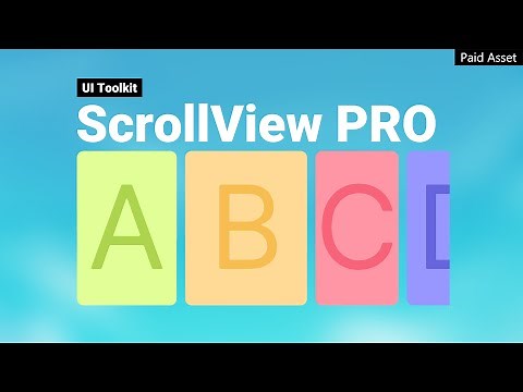 UI Toolkit Scroll View Pro