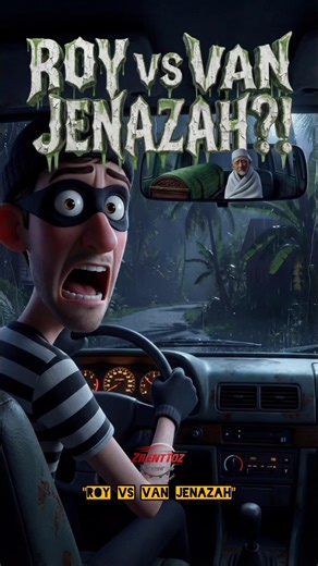 ROY CURI VAN JENAZAH?! 😱⚰️ Roy Pucat "Mayat" Bangun! #aishorts #cartoon #funny #comedy #aianimation