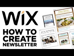 Wix Newsletter Tutorial 2025 - How to Create a newsletter