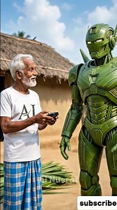 Grandfather Transforms Leaf Robot into Futuristic Car | Handcrafted Leaf Art | AI Crafts #leafcraft #robot #handmade #fypシ #art | Ai Nusrat