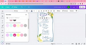 Amalfi Menu | Digital Template | Editable | Dinner Party Menu | Modern Dinner Party Menu | Editable Colours & Words | Italian Dinner Party - Etsy