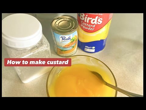 How to make custard| Bird’s custard| Ogi