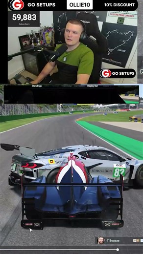 Crashes On Le Mans Ultimate Are A Bit Broken... #LMU #crash #funny