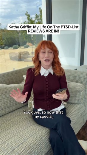 So many nice words from my fans... all true, too! Be sure to watch my latest comedy special, Kathy Griffin: My Life On The PTSD-List (get it?!) on YouTube! | Kathy Griffin