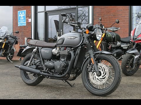 2018 Triumph Bonneville T120 Black Edition in Matt Graphite