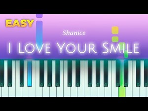 Shanice - I Love Your Smile - EASY Piano TUTORIAL by Piano Fun Play