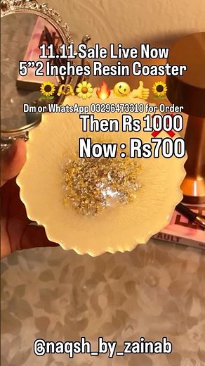 Resin Art for Beginners | Resin Coaster Tutorial |Diy Tutorial Coaster #shorts #resin #diy #tutorial