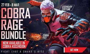 How to get Cobra Rage bundle, Cobra Fist and other rewards from Cobra Ascension event in Free Fire