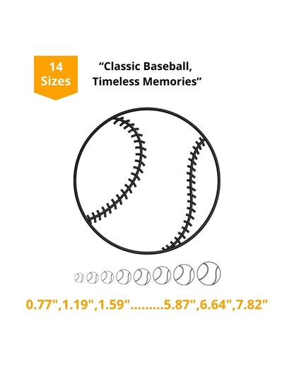 Baseball Embroidery Design – Classic Stitched Outline Pattern, Sports Lover Gift, Machine File - Etsy