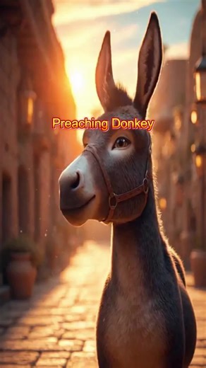 Preaching Donkey spitting facts! #GodSpeaks #StayLockedIn #FaithTalks #BibleMoments #ChristianHumor