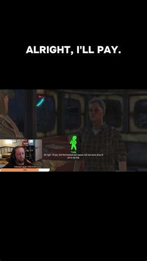 Charisma maxing is top tier - smoothly handled the situation. #fallout #gaming #fyp #fallout4 #charisma