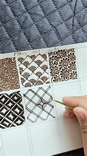 ✨ Fillers & Checks Mehndi Design Tutorial for Beginners ✨