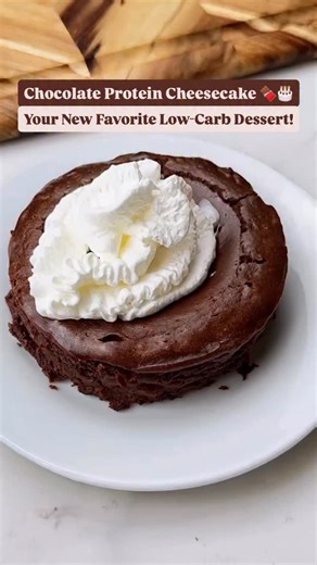 Chocolate Protein Cheesecake 🍫🎂 Enjoy a rich, velvety dessert that bakes up in just 20 minutes with zero fuss. It’s an effortless, high-protein way to satisfy a chocolate craving without the sugar crash. 😋 🚨 Full recipe with tips, variations, and nutrition info: ➡️ https://keto.recipes/chocolate-protein-cheesecake-high-protein-dessert/ 💬 Is this a high-protein #dessert you’d try? Drop a 🍫 below! Don't forget to SAVE and SHARE this easy #lowcarb #recipe! 📸: @ketosnackz | Keto Recipes