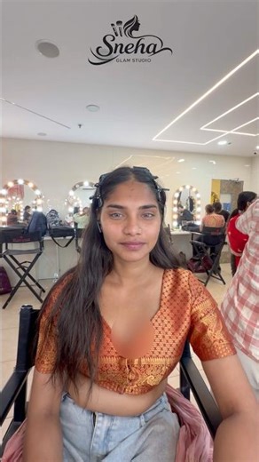 South Indian bride 👰‍♀️ #makeup #southindian #youtubeshorts #shorts