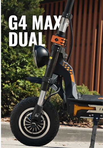 KUGOO KIRIN G4 MAX DUAL: Мотоцикл для справжніх любителів