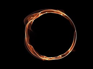 Motion Background - Gold Ring Circle Effect