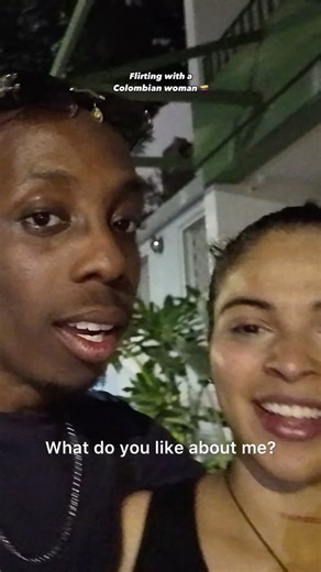 Jeffrey on Instagram: "Flirting with a Colombian woman. #viral #travel #colombia #rizz #funny"