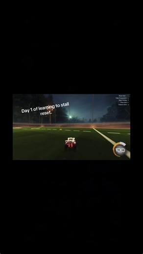 Day 1 of Learning to Stall Reset in Rocket League