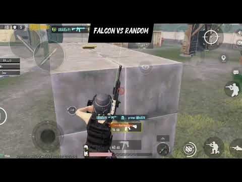 FALCONYT VS RANDOM PLAYER ❤️🥰❤️💖. 10 kill m416+3x and red dot