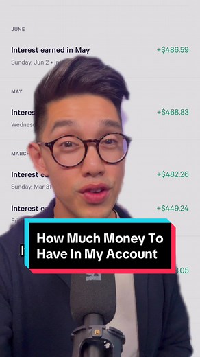 Find the list of my favorite high yield savings accounts with my link in bio! Keep watching to see how much money I should have in my accounts. The amount of money you should have in your accounts depends on your financial goals, lifestyle, income, expenses, and personal circumstances. But, here are a few guidelines. 1. Emergency Fund: The recommended amount is 3 to 6 months' worth of living expenses. 2. Daily Expenses: 1 to 2 months' worth of expenses in a checking account. 3. Retirement Saving