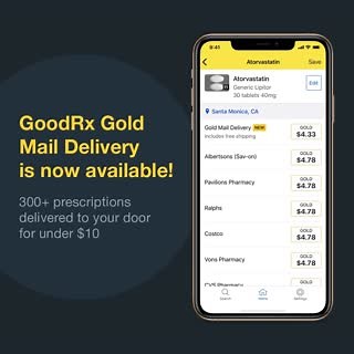 1.6K views · 22 reactions | When you order your prescriptions through GoodRx Gold Mail Delivery, there’s no need to go to the pharmacy to pick up your medication. Learn more about it here: https://bit.ly/3g9jpJY | GoodRx | Facebook
