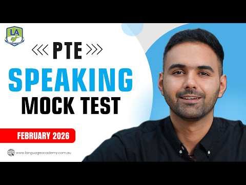 PTE Academic Speaking Mock Test with Answers & Timer | Real Exam Questions | February 2026