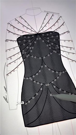 VESTIDO NO PROCRRATE COM PINCÉIS PARA MODA