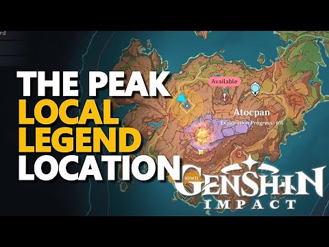 The Peak Local Legend Location Genshin Impact