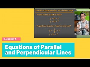 Equations of Parallel and Perpendicular Lines
