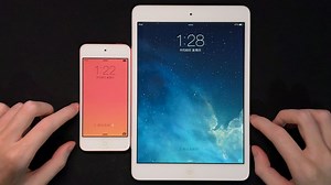 iOS 7在iPhone与iPad上的简单对比