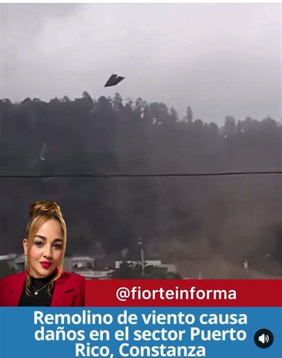 #constanzard Remolino de viento afecta casas e invernaderos en el barrio Puerto Rico.