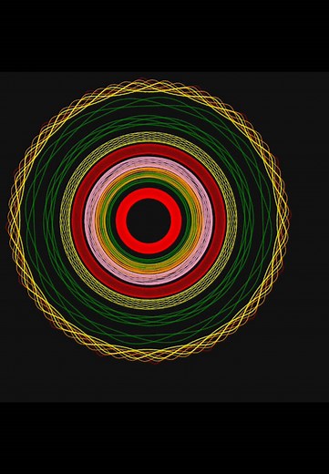Spirograph art round shape : 6 #spirograph #spirographshr #spirographart #spirographdrawings #fyp #drawing