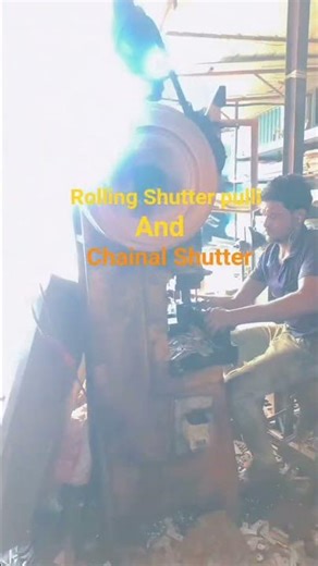 Rolling Shutter Pulli Making By Gulfaraj And Chainal Shutter Works⚙️ #rollingshutter #youtubeshorts