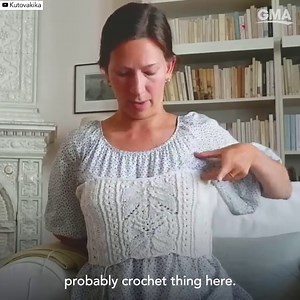 Bride knits wedding dress for less than $300 and documents 45-day process