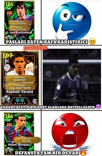 107 Raphael Varane Geldi 🥶 #pesmobileبيس #efootball #fifa #futbol #keşfetbeniöneçıkar #efootball2026