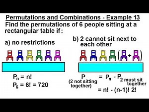 Probability & Statistics (48 of 62) Permutations and Combinations - Example 13