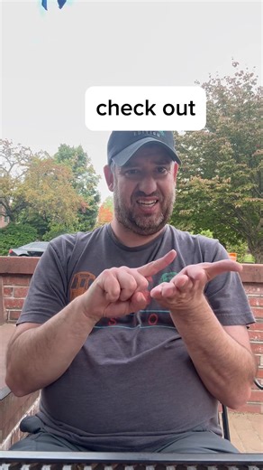 ASL sign for check in and check out / Learn ASL #checkin #checkout #ASL #deaf | American Sign Language Tutoring with Sean McCauley