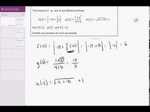 06 07 Evaluating functions: Absolute value, rational, and radical