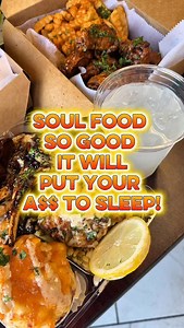 🦀 New Soul Food Spot Just Opened in Baltimore - @chefrocks.baltimore by @_chefrock 🍗 My Order: Crack and Lamb - Crab Cakes w/Love Sauce, Honey BBQ Jerk Lamb Chops, Yams Crack-n-Cheese Always order the wings: Dummy Classic - Honey Old Bay Chef Rock 📍 945 E Patapsco Ave, Baltimore, MD 21225 #eatmorebemore #soulfood #baltimorefoodies #dmvfoodies #macncheese | Eatmorebemore