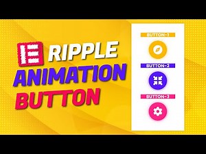 🔴 CSS Ripple Effect Animation | Ripple Effect Button