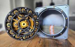 3D打印金库密码门模型--做一个藏私房钱，老婆打不开干着急
