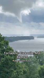 Watch this tornado over the Mississippi River near Clarksville, MO #meteorologist #tornado #tornadodamage #stlouis #stl #missouri #tornadoshelter #tornadosiren #severeweather #severeweatheroutlook #spring #tornadowarnings #weatherreport #tornadoes #weatherupdate #forecast | Meteorologist Leah Hill