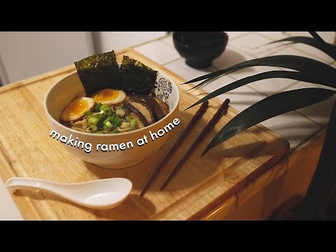 how to make ramen at home (no meat) 🍜
