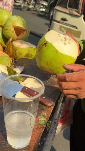 World’s Most Impressive Coconut Cutting Skills!