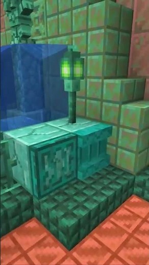 How to make a Copper Golem Fountain | #minecraft Build Tips