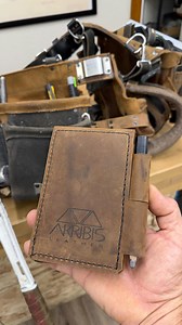 12K views · 1.3K reactions | Note pad kit. Made in house from full grain 8oz chrome tanned leather. Comes stock with a Rite in the Rain pad and mechanical pencil. Also fits a standard carpenter pencil. Available at akribisleather.com Bags shown is my B-max | Akribis leather | Facebook