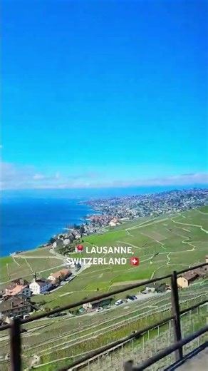 The Most Scenic Train Ride!📍Lausanne, Switzerland 🇨🇭 #lausanne #swissalps #trainvideo